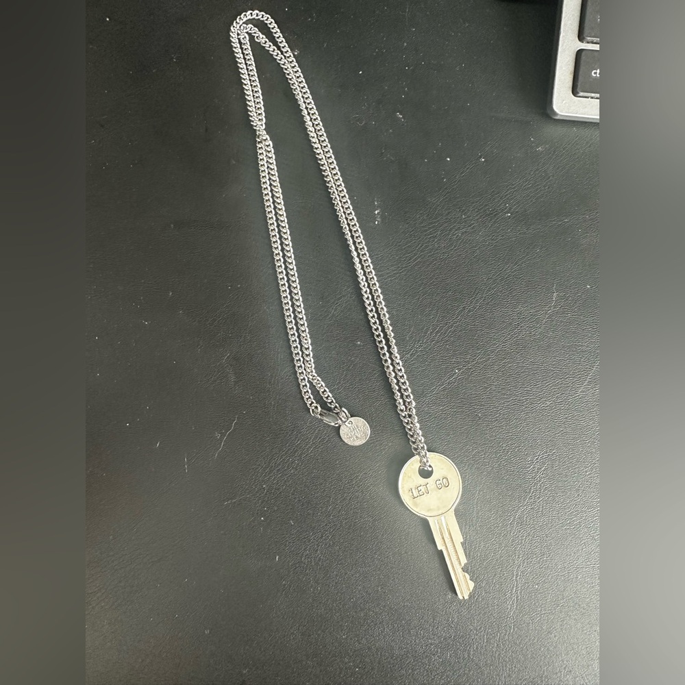 The Giving Keys Silver 'Let Go' Necklace